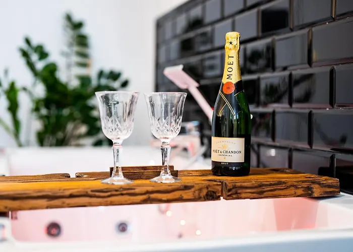 Livingroom 2 Z Wanna Z Hydromasazem Apartment Kattowitz